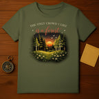 THE ONLY CROWD I LIKE is a forest nature lover product type
Forest tee
Nature design
Outdoor apparel
Sunset graphic
Tree art
Flower meadow
Quote shirt
Solitude theme
Hiking top
Woodland style
Camping gear
Adventure wear
Green shirt
Forest lover
Mountain print
Wildflower tee
Serene design
Peaceful scene
Explore nature
Outdoorsy gift