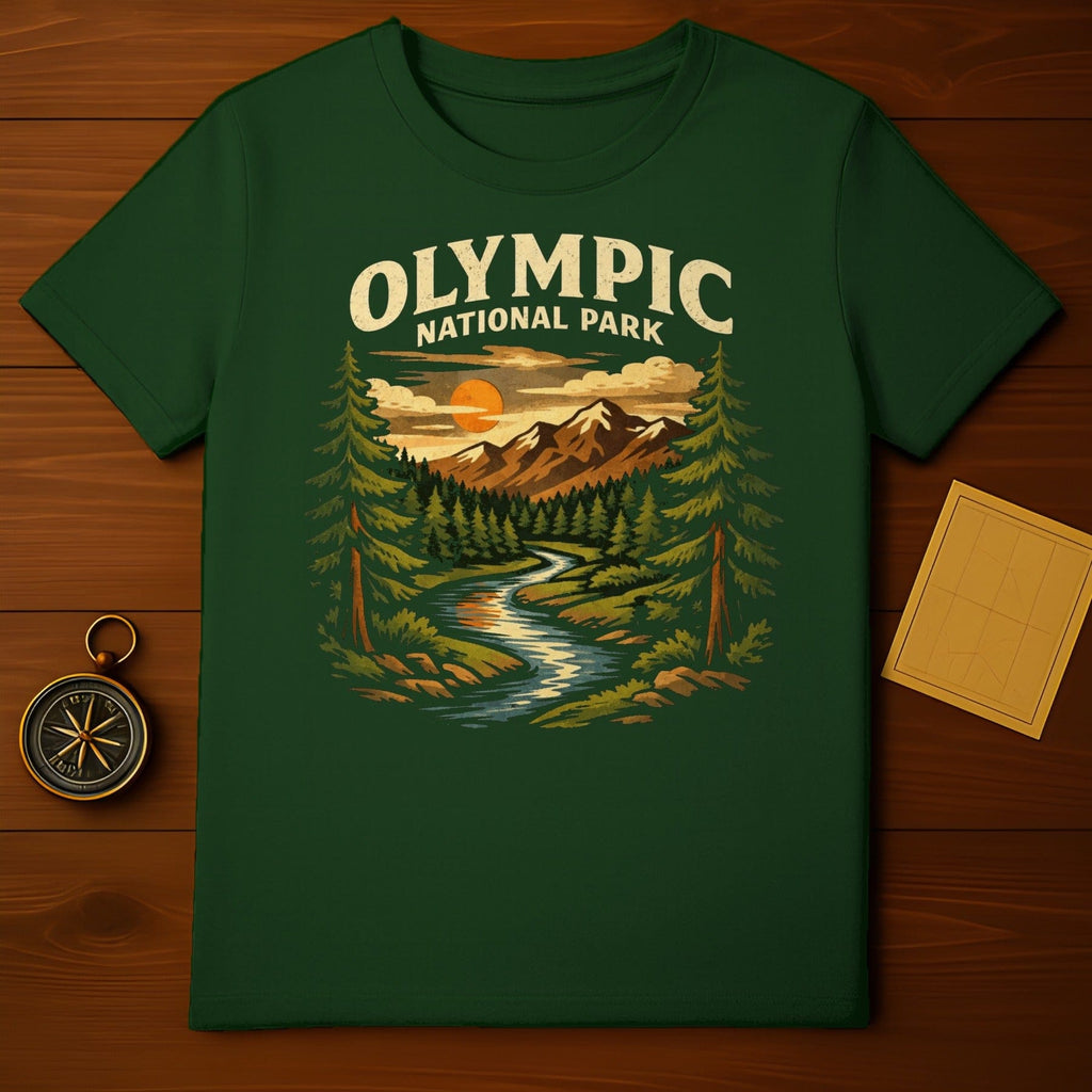 Olympic National Park Scenic Graphic T-Shirt Product