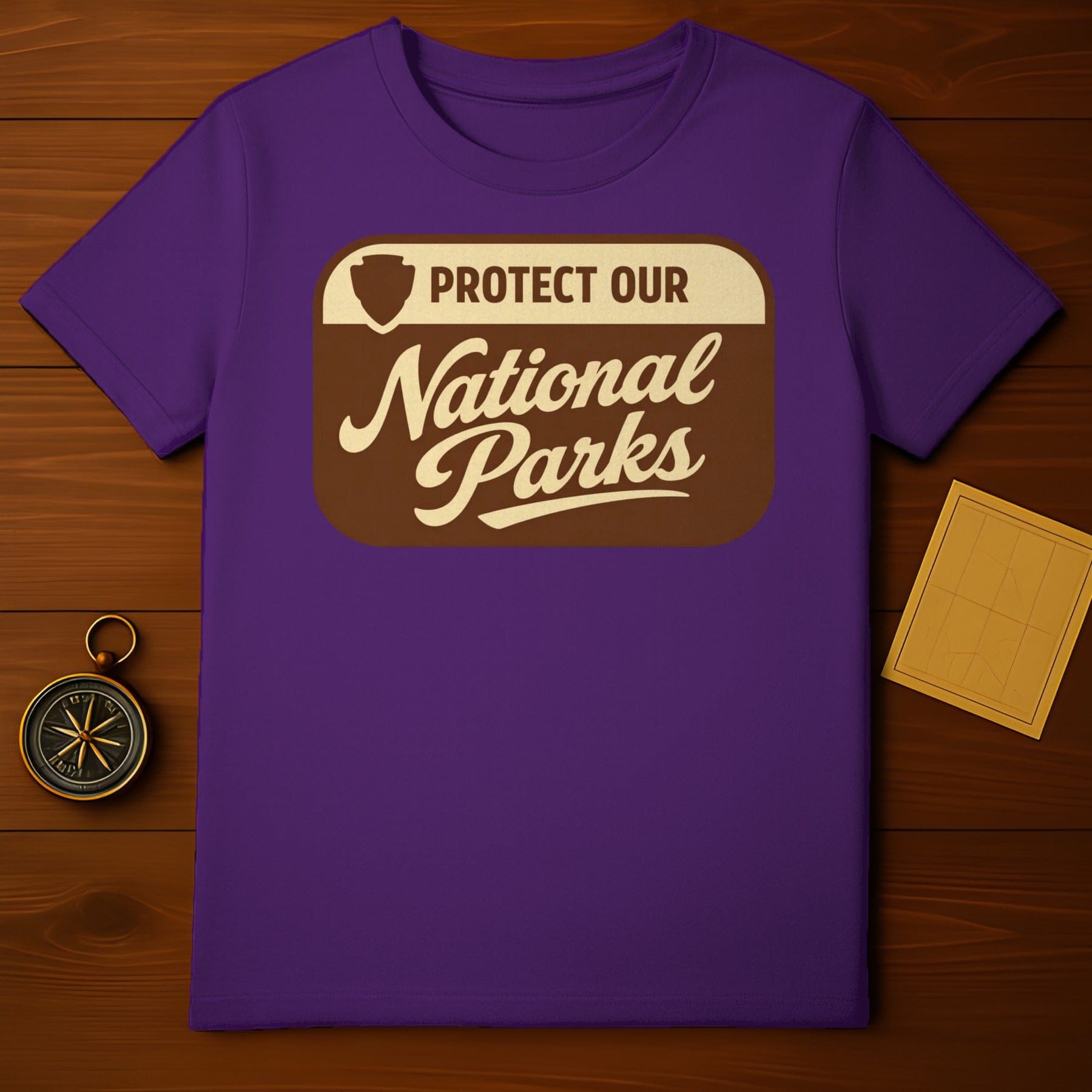 Purple Protect Our National Parks Graphic product type
National Parks
Protect Our Parks
Parks
Nature
Outdoors
Conservation
Environment
Adventure
Travel
Retro Design
Vintage Style
Shield Logo
T-shirt
Purple Shirt
Graphic Tee
Apparel
Clothing
Top
Short Sleeve
Gift