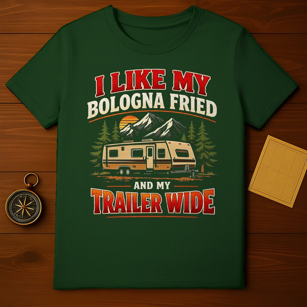 I Like My Bologna Fried and My Trailer Wide T-Shirt