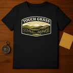 Touch Grass Nature Inspired Outdoor Graphic Shirt
