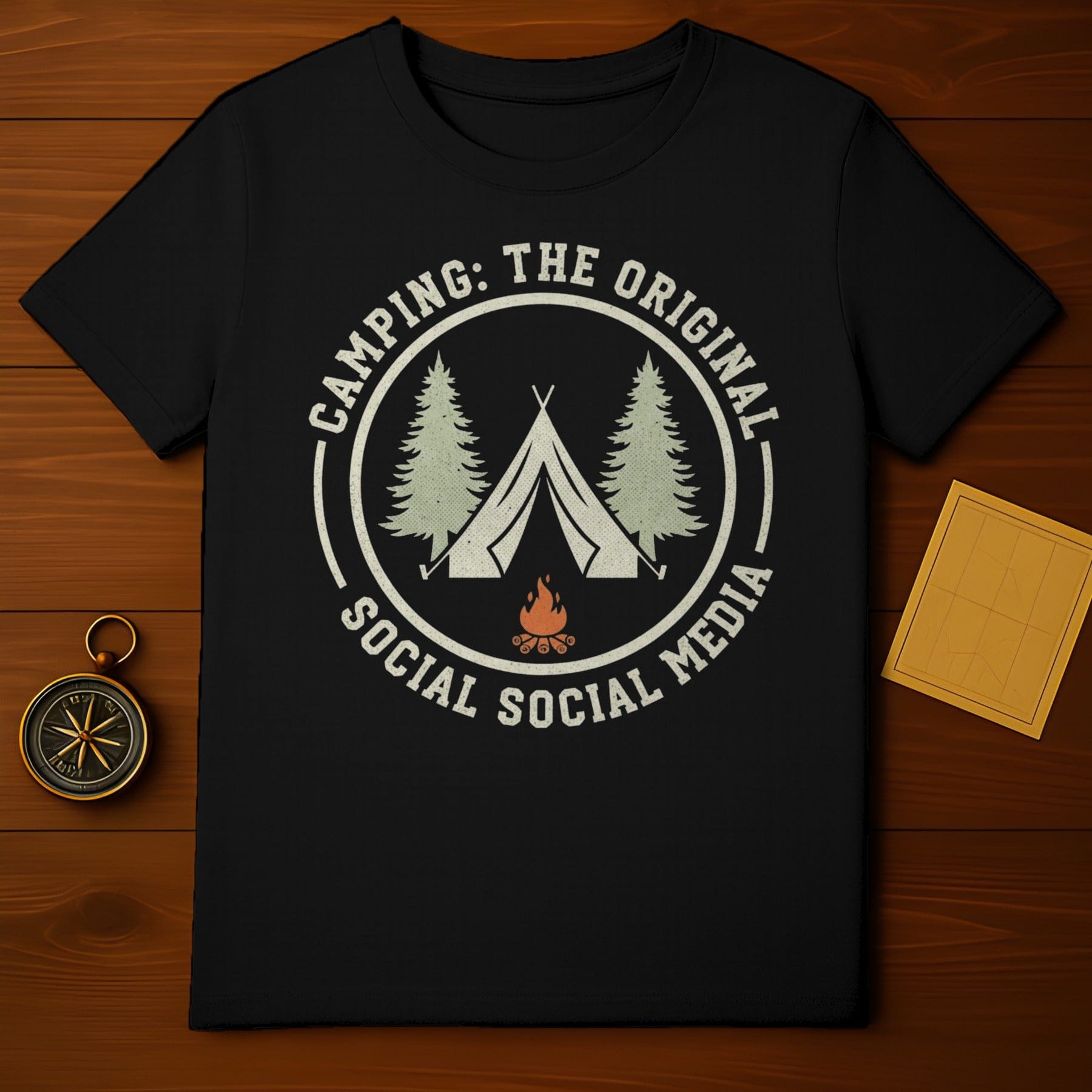 Camping The Original Social Social Media Shirt