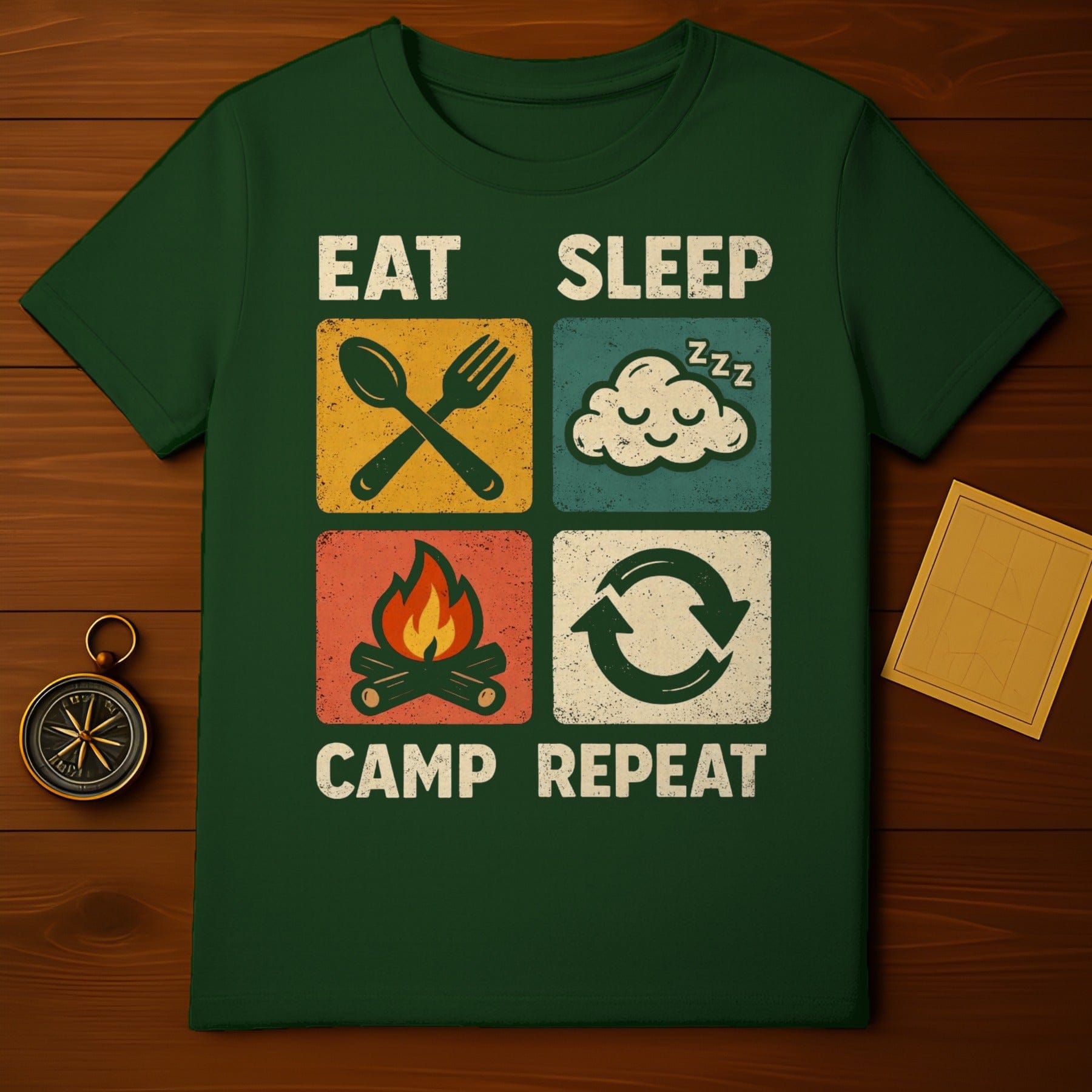 EAT SLEEP CAMP REPEAT Camping Adventure Lifestyle product type