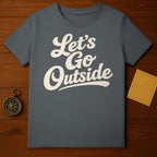 Let's Go Outside Motivational Quote Graphic product type