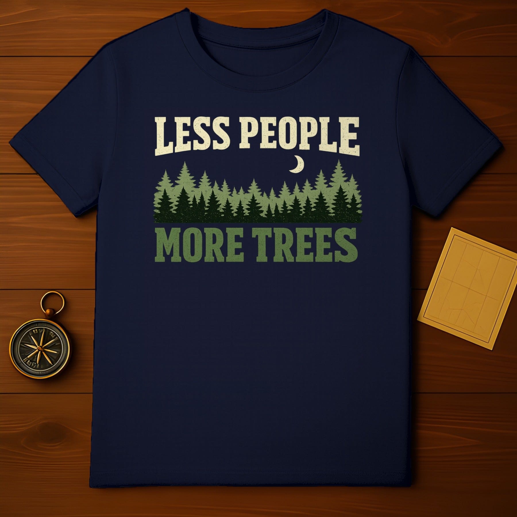 Forest Less People More Trees T-Shirt product type
Less People More Trees
Nature Lover
Forest Design
Outdoor Life
Camping Shirt
Hiking Gear
Trees Silhouette
Wilderness Apparel
Adventure Tee
Environmental Message
Graphic T-Shirt
Distressed Print
Vintage Style
Navy Blue Shirt
Green Trees
Moon Graphic
Introvert Quote
Pine Trees
Nature Quote
Casual Tee