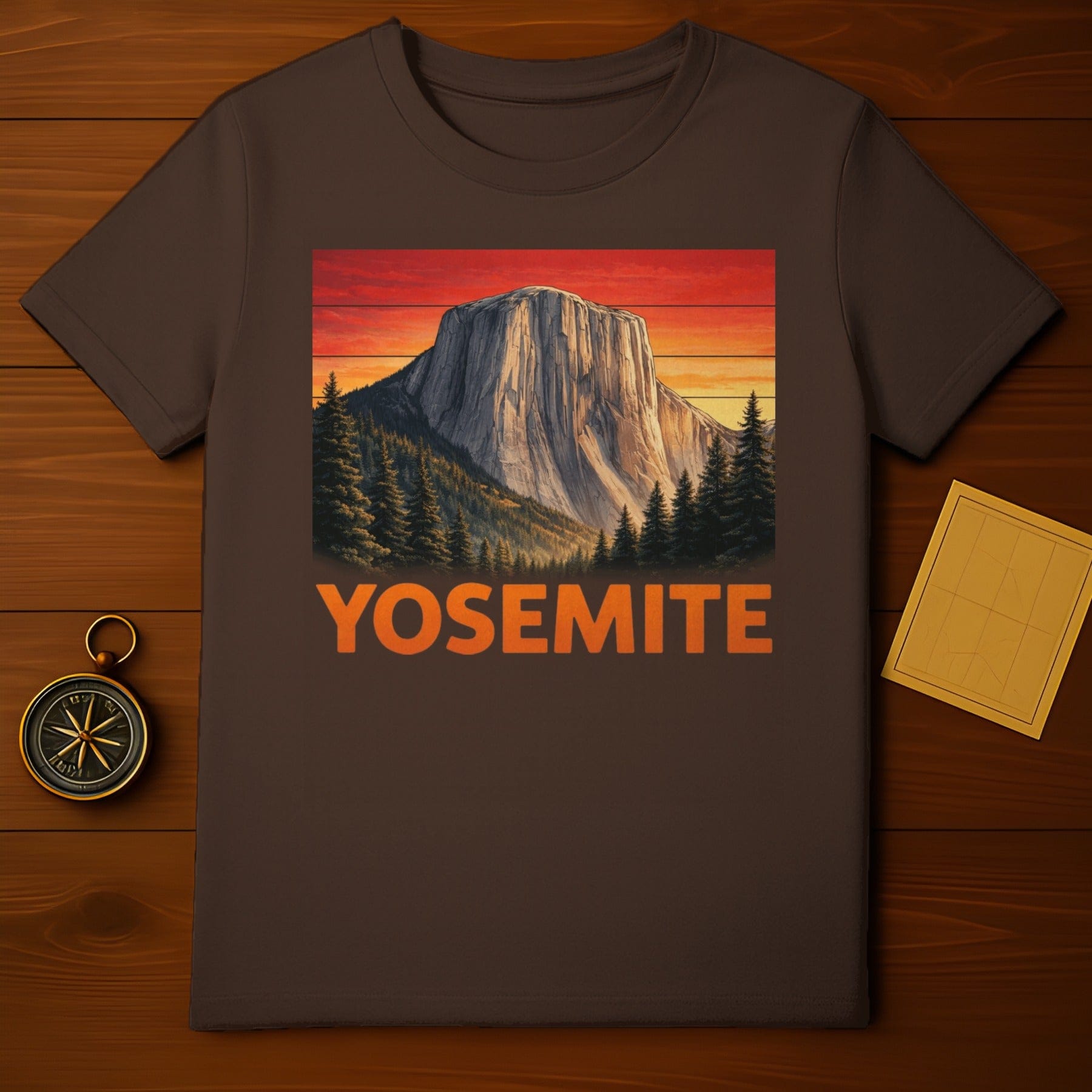 Yosemite El Capitan Sunset Mountain Graphic product type