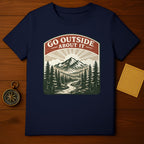 Go Outside About It Scenic Mountain Tee