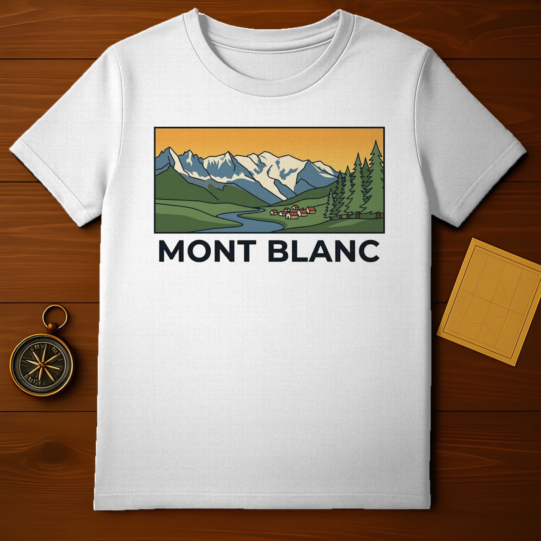 MONT BLANC Mountain Village Pine River Graphic T-shirt product type