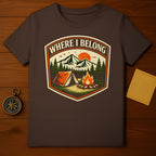 Where I Belong Camping Graphic T-Shirt