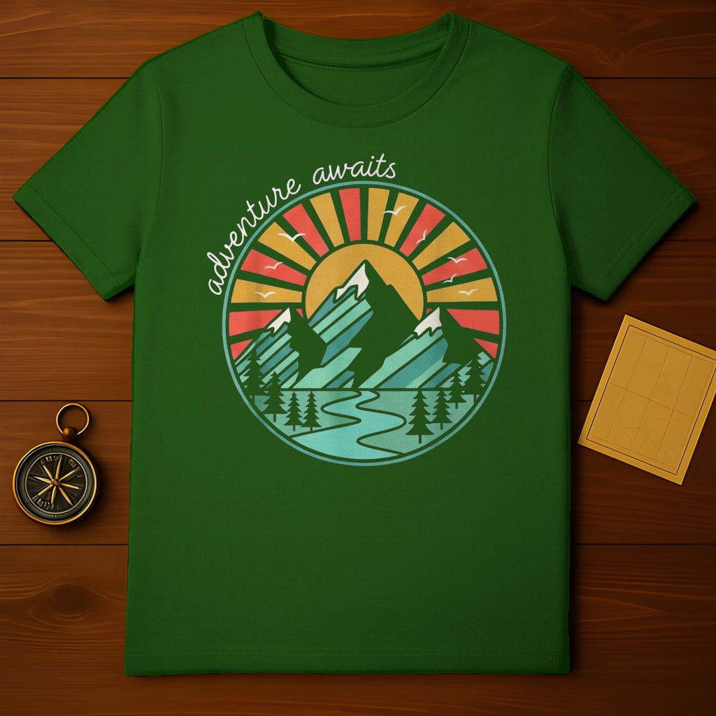 Adventure Awaits Graphic Design T-Shirt Collection