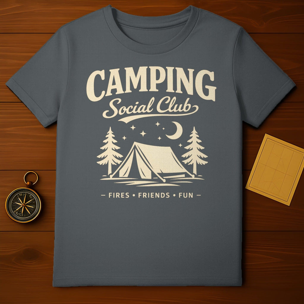 Camping Social Club Fires Friends Fun Design product type