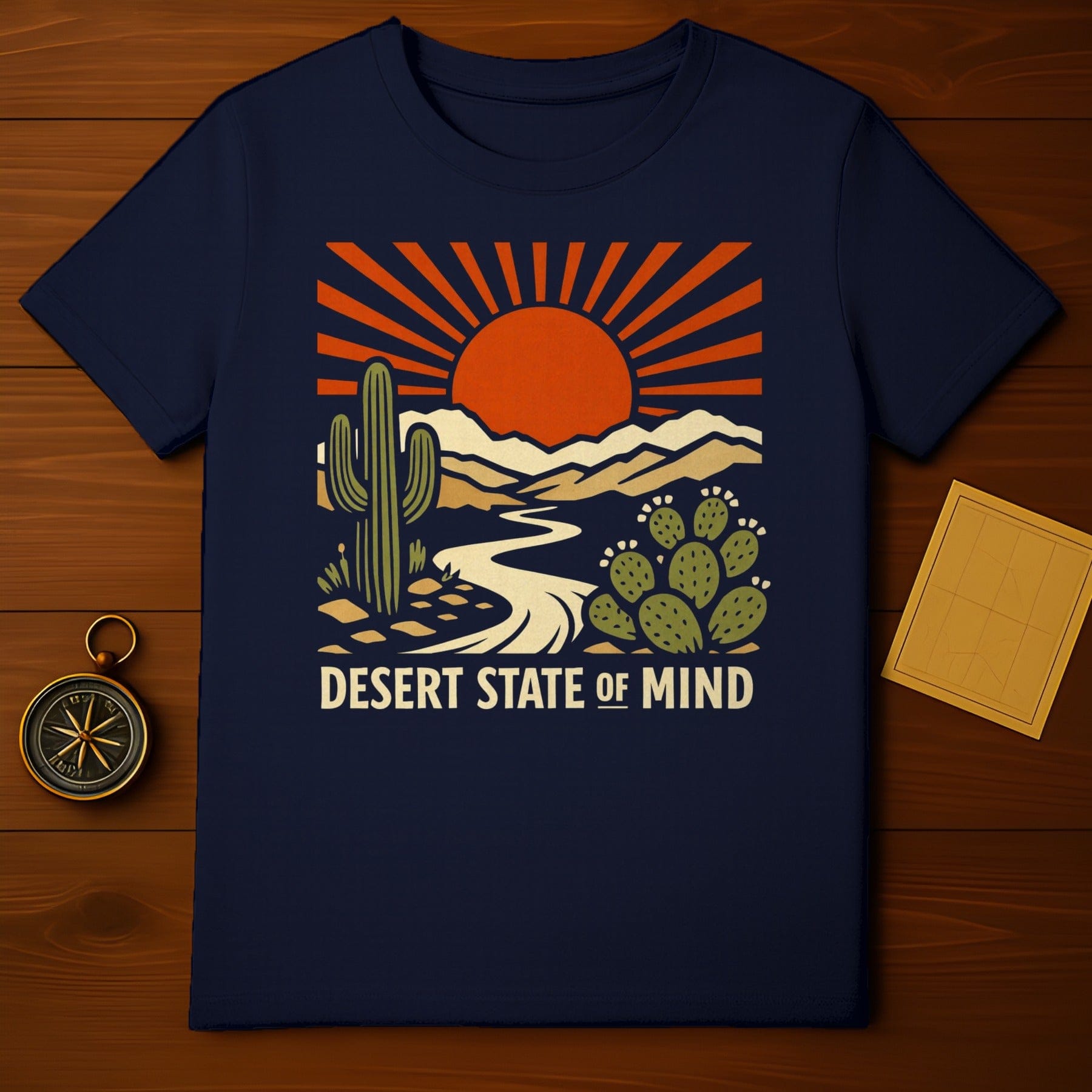 Desert State Of Mind Cactus Sunrise Mountains T-shirt product type