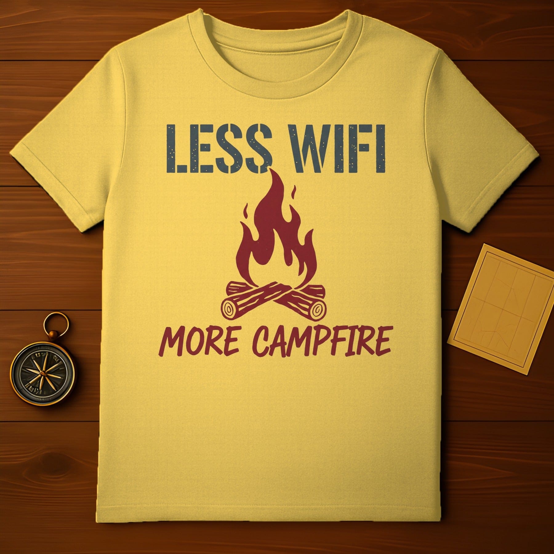 Less Wifi More Campfire Graphic Tee