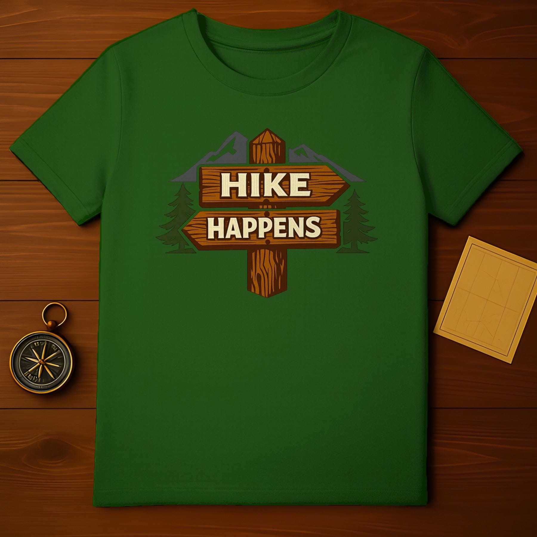 Hike Happens Adventure Graphic Tee Shirt