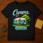 Camper Queen Happy Outdoorsy Life Trailer Hearts product type