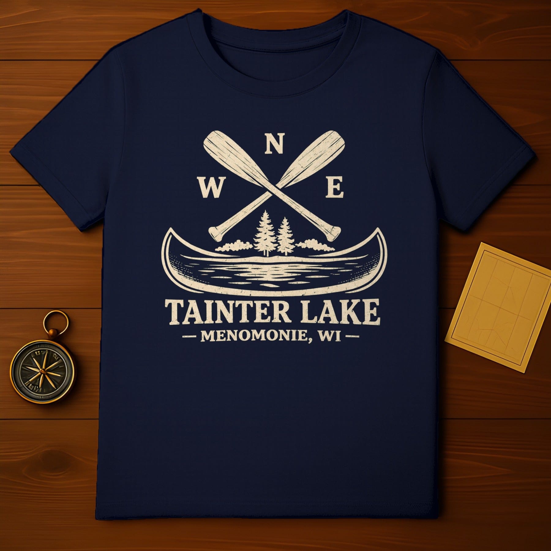 Tainter Lake Menomonie WI Compass Canoe Design product