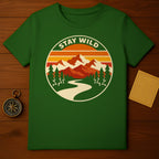 STAY WILD Mountain Trees Sunset Path Graphic product type
Stay Wild, Mountain Graphic, Outdoor Adventure, Nature Design, Forest Landscape, Sunset Colors, Camping Theme, Hiking Gear, Wilderness Graphic, Pine Tree Art, Scenic Trail, Exploration Tee, Green Apparel, Retro Graphic, Vintage Style, Adventure Wear, Mountain Lover, Outdoor Enthusiast, Forest Wanderer, Wild Spirit