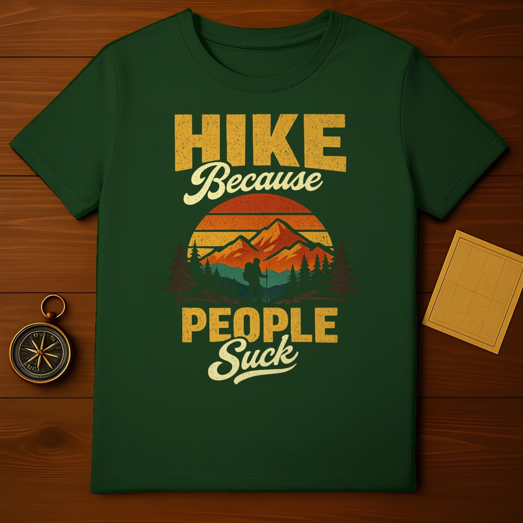 HIKE Because PEOPLE Suck Mountain Nature Sunset product type
