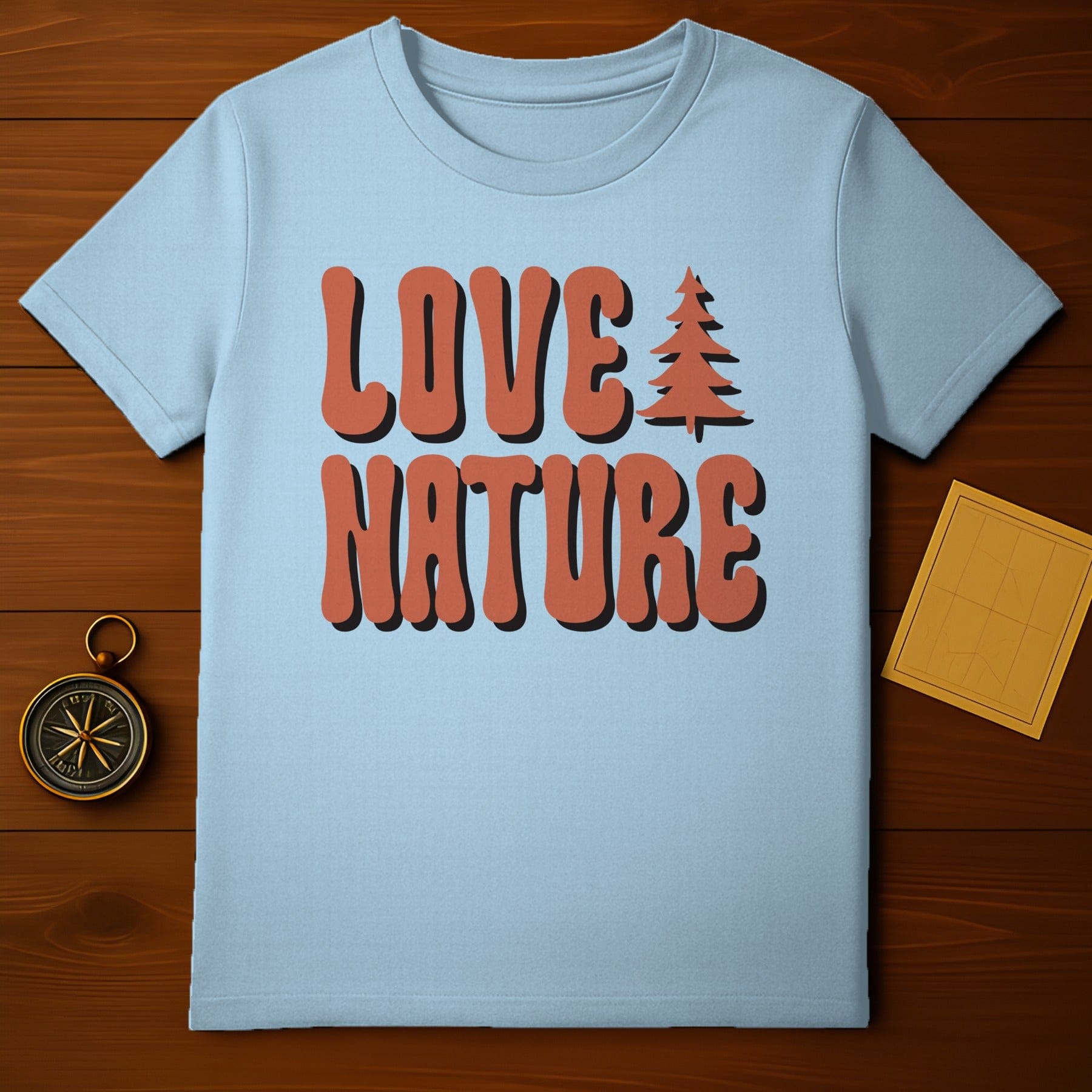Love Nature Graphic Tee Shirt for Nature Enthusiasts
