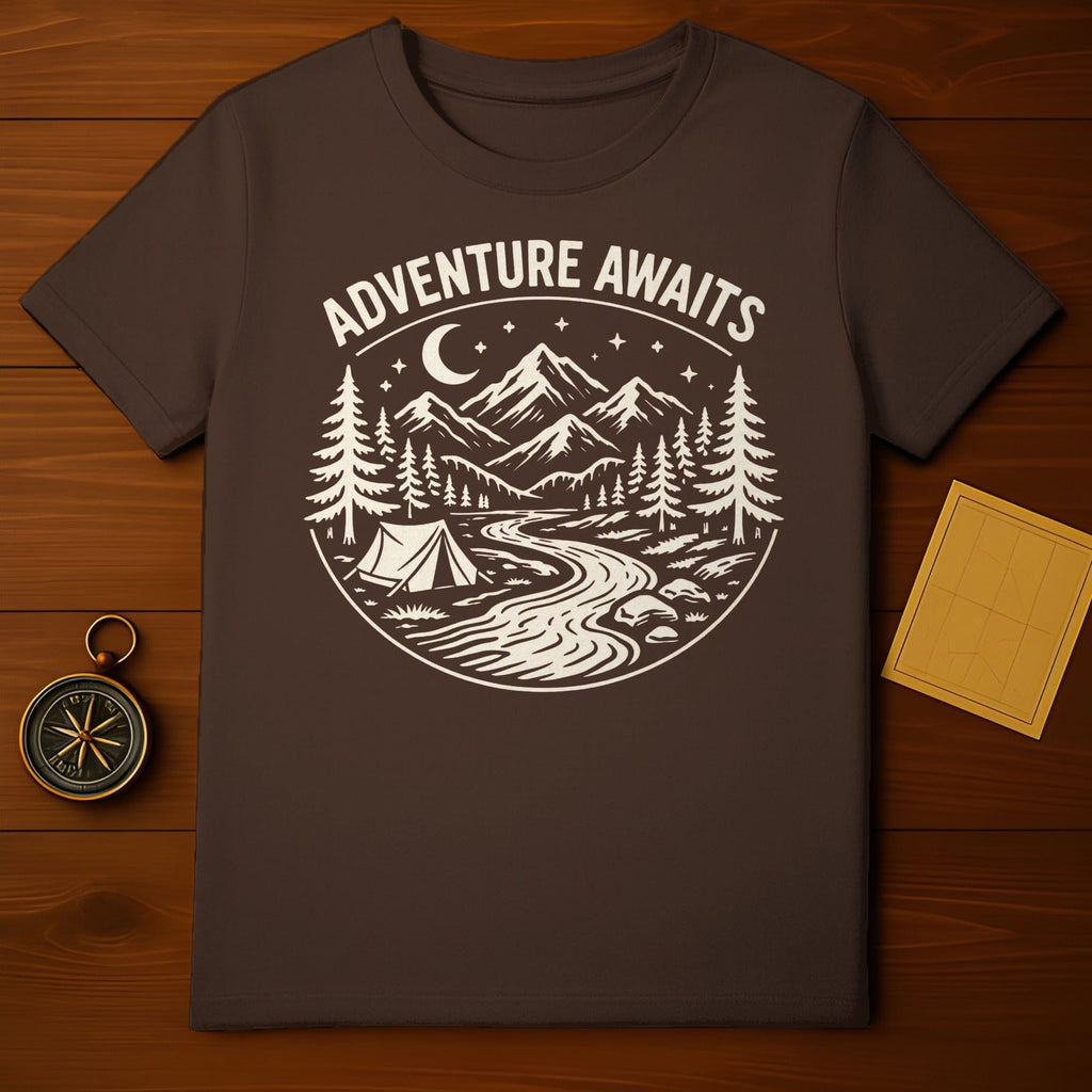 Adventure Awaits Scenic Design T-shirt