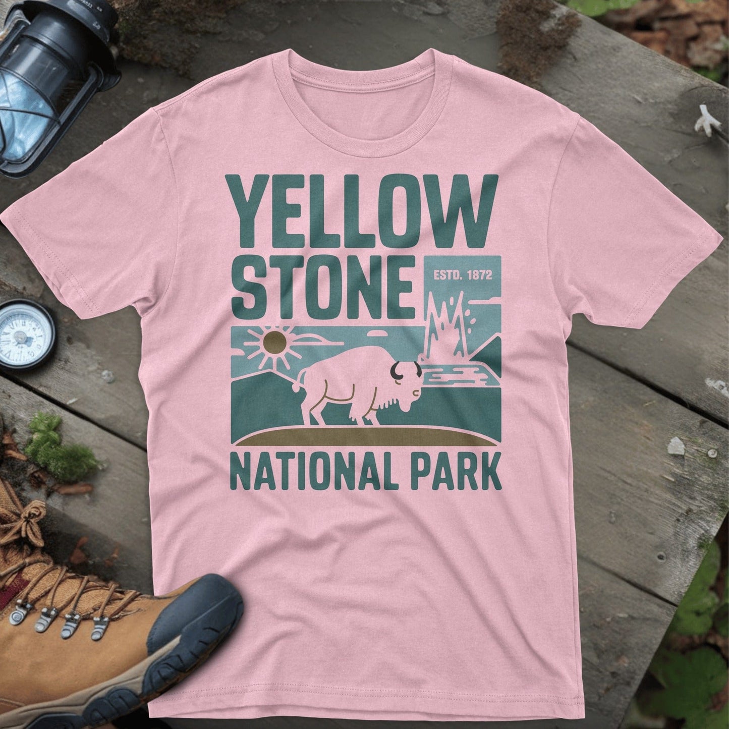 Yellowstone National Park Graphic T-Shirt product type
