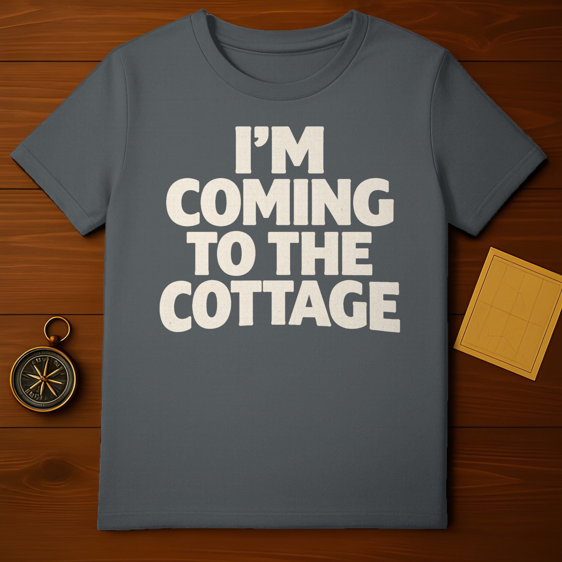 I'M COMING TO THE COTTAGE T-shirt product type
Cottage
Lakehouse
Getaway
Vacation
Summer
Travel
GraphicTee
SloganShirt
StatementTop
CabinLife
OutdoorFun
RetreatVibes
LeisureWear
CasualFashion
NoveltyApparel
AdventureReady
FamilyVacation
HumorousShirt
DestinationTee
TripReady