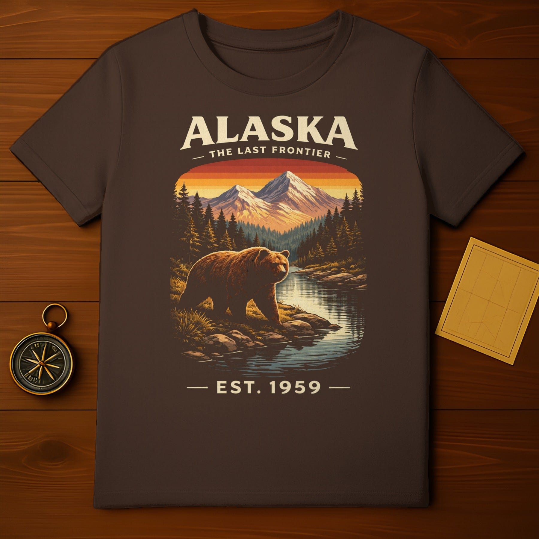 Alaska The Last Frontier Bear Mountain River EST 1959 product type