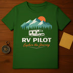 RV Pilot Explore the Journey Camper T-Shirt