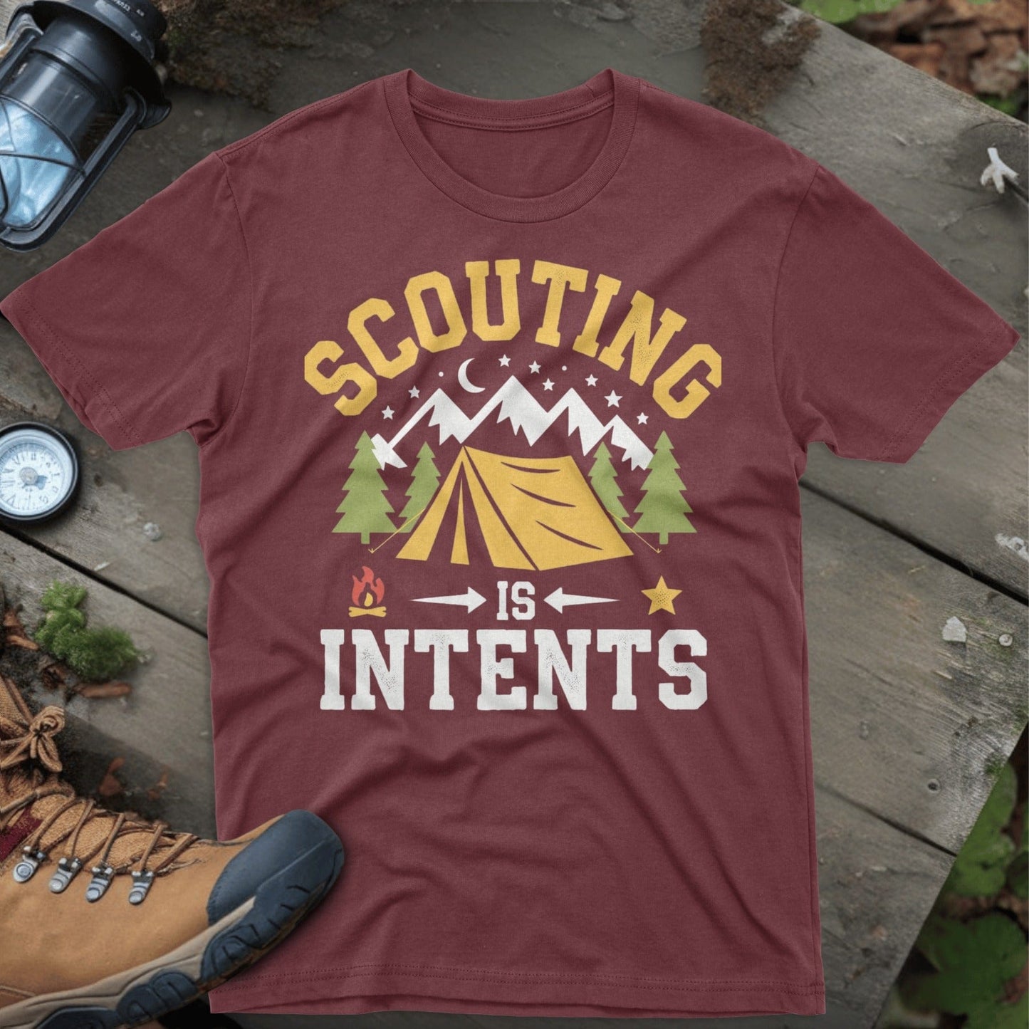 Scouting Is Intents Outdoor Camping Enthusiast product type