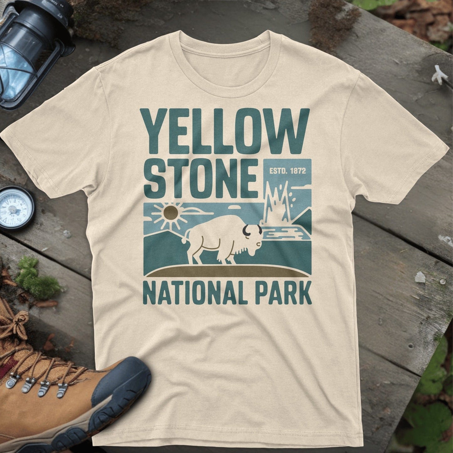 Yellowstone National Park Graphic T-Shirt product type
