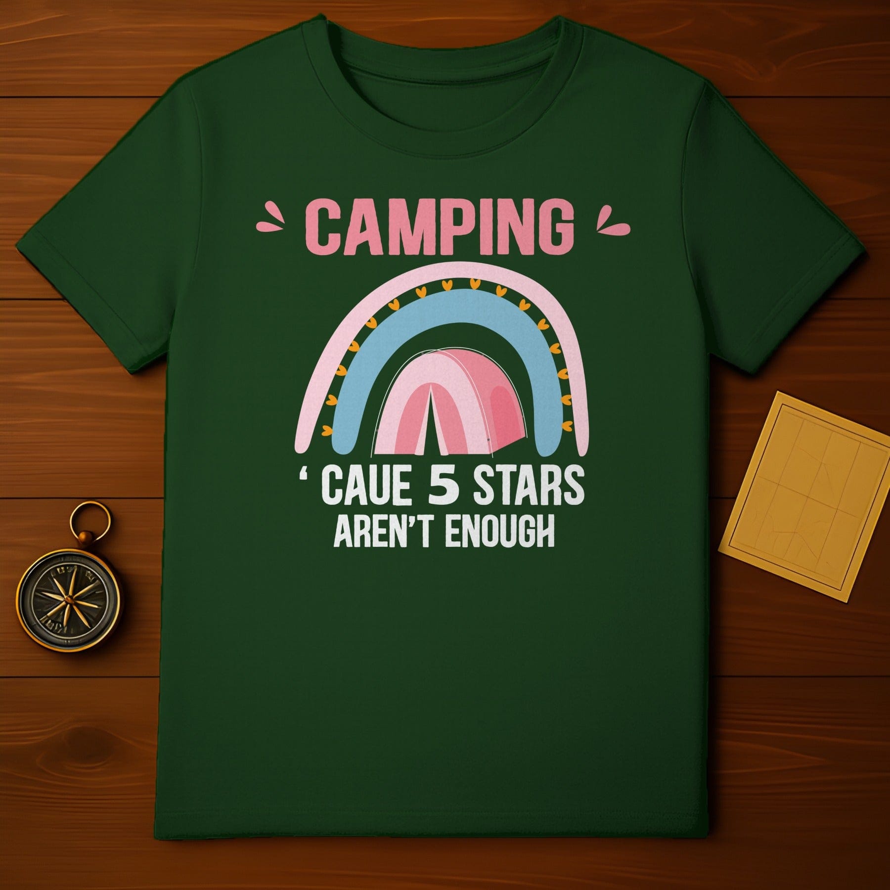 Camping 5 Stars T-Shirt