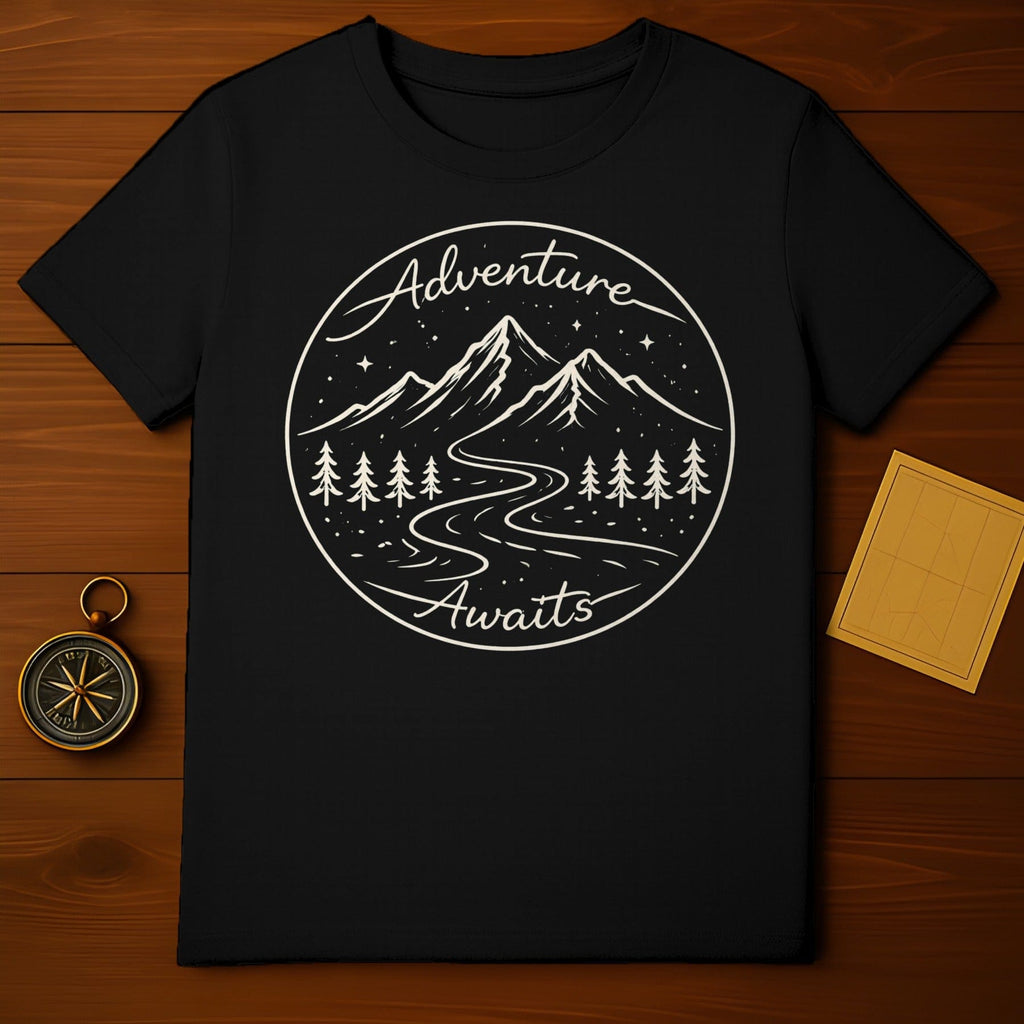 Adventure Awaits Graphic T-Shirt Adventure Design Product