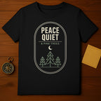 PEACE QUIET & PINE TREES Outdoor Nature Camping product type
Peace
Quiet
Pine Trees
Nature
Outdoor
Camping
Hiking
Forest
Woods
Evergreen
Moon
Crescent
Minimalist
Graphic Apparel
Black Shirt
Woodland
Adventure
Serene
Tranquility
Mountain Life