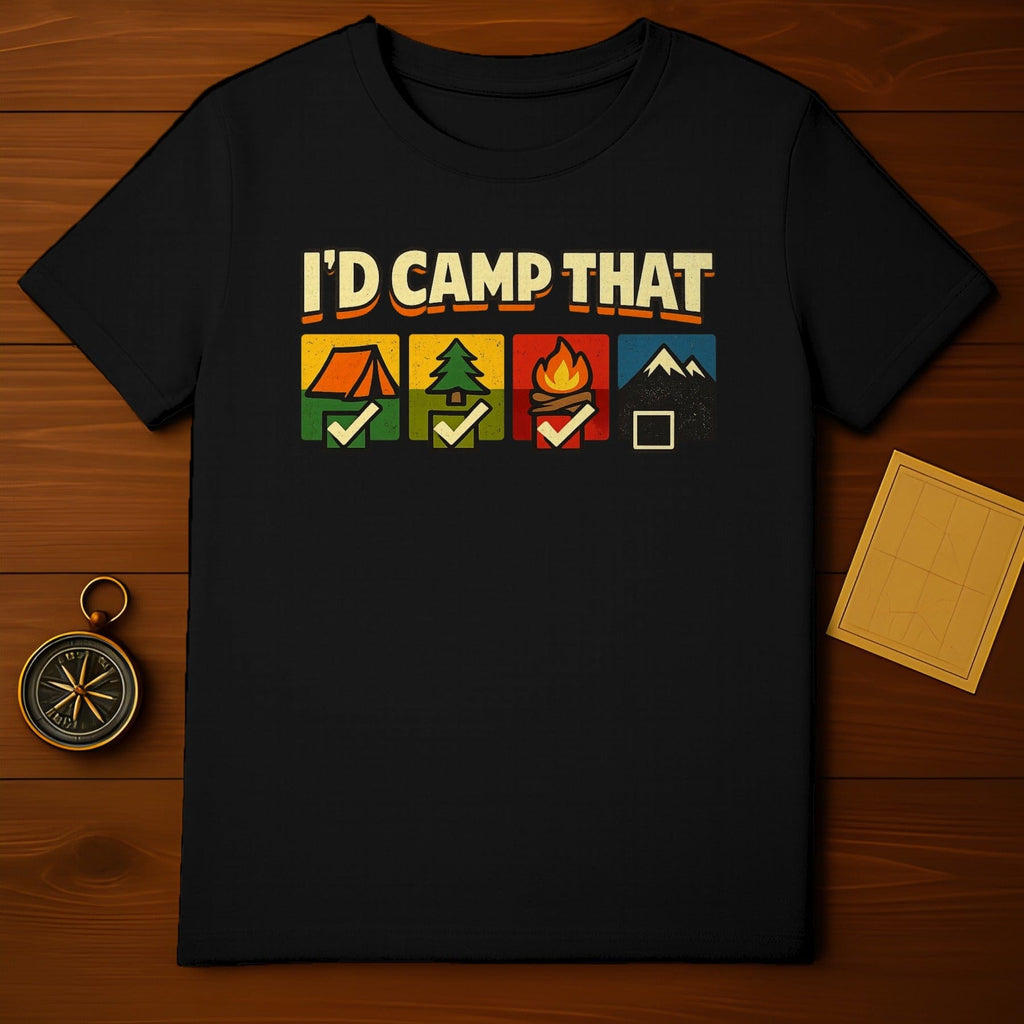I'd Camp That Outdoor Adventure T-Shirt Product