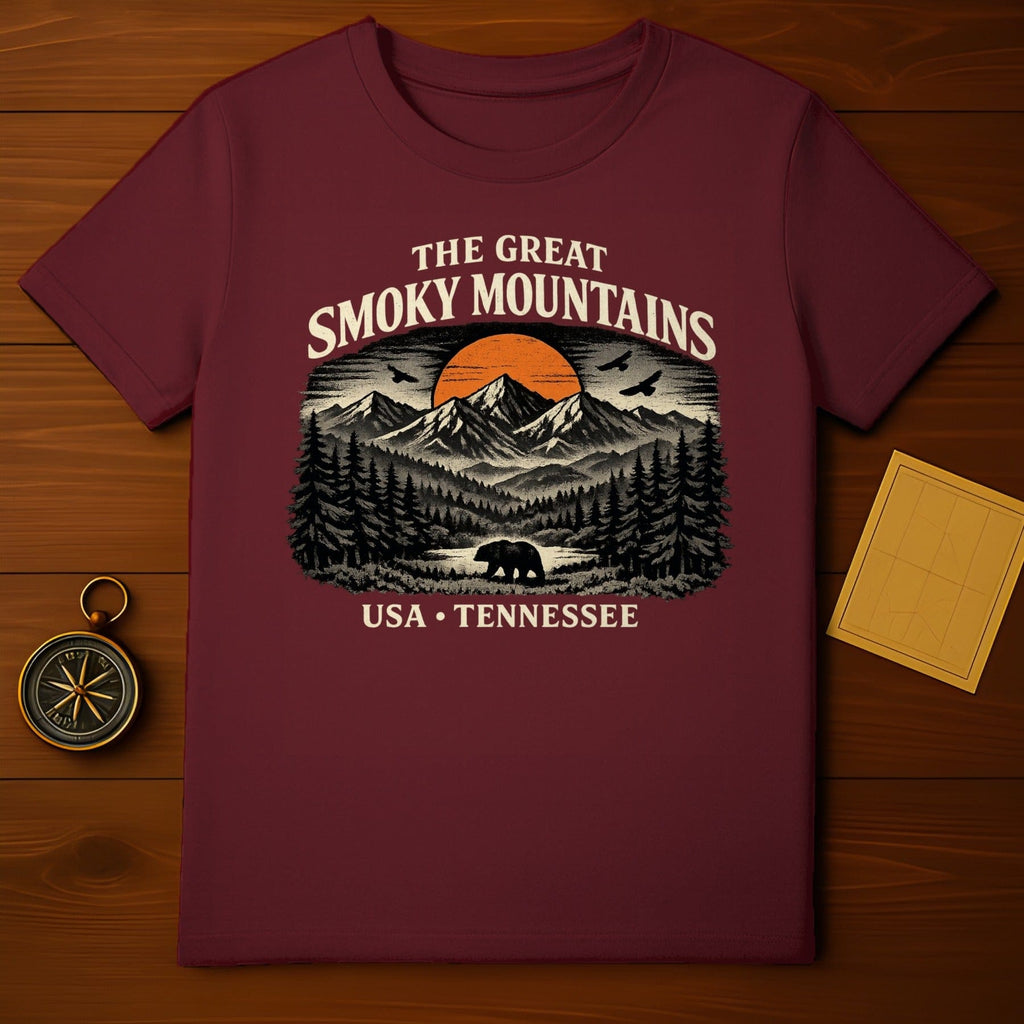 The Great Smoky Mountains Tennessee USA T-shirt