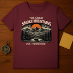 The Great Smoky Mountains Tennessee USA T-shirt