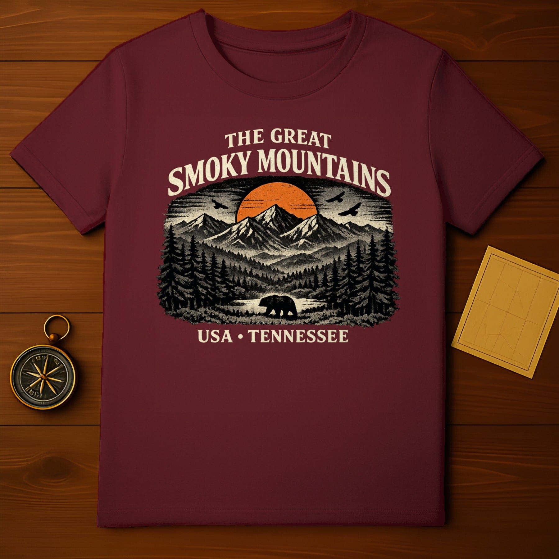 The Great Smoky Mountains Tennessee USA T-shirt