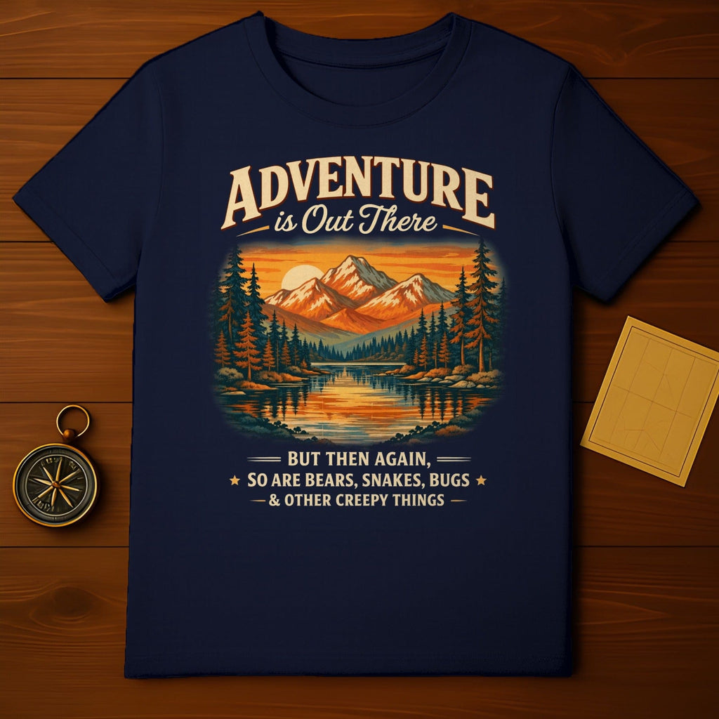 Adventure is Out There Bears Snakes Bugs Creepy Shirt