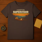 Campfire Supervisor Graphic T-Shirt camping product
