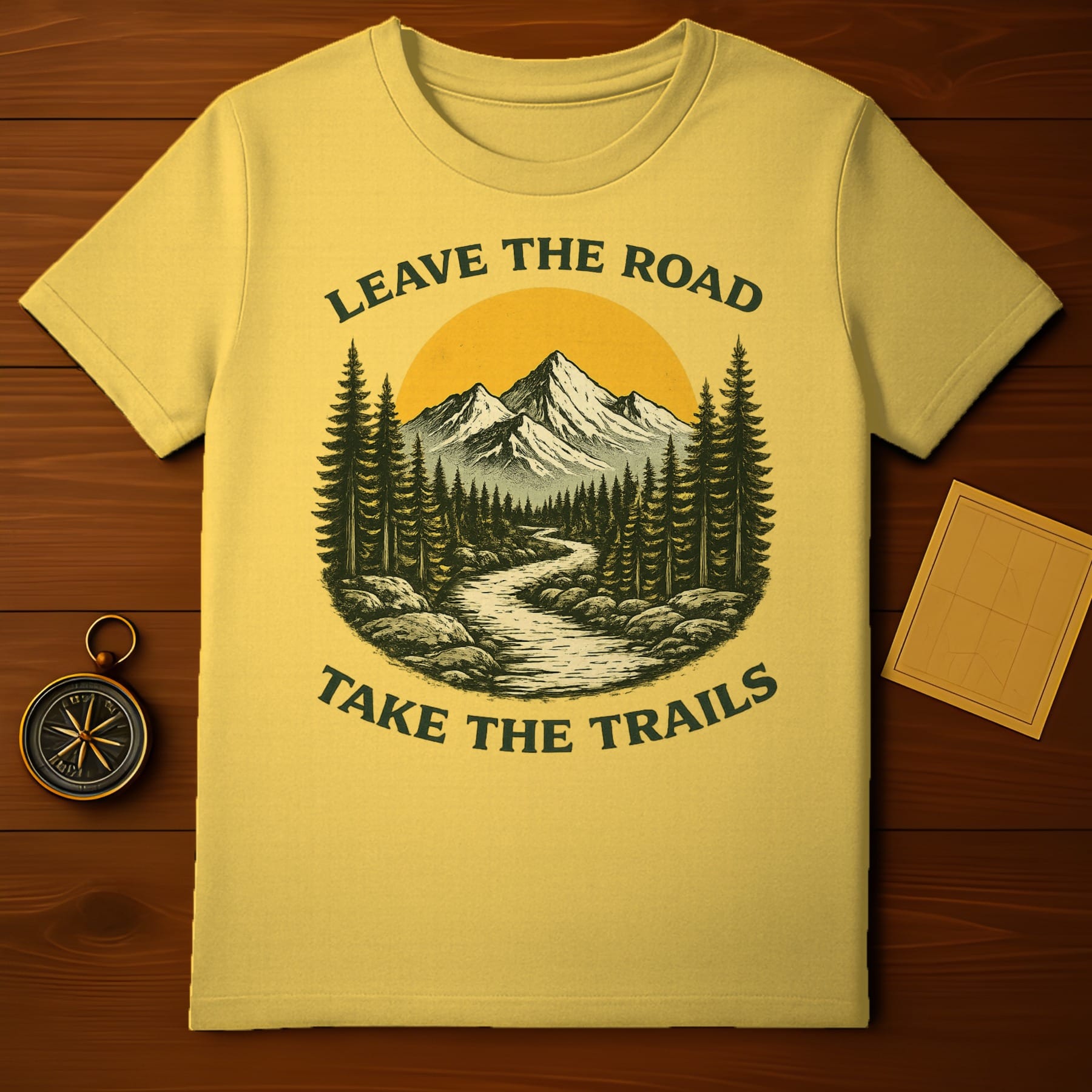 Leave the Road Take the Trails Graphic T-shirt