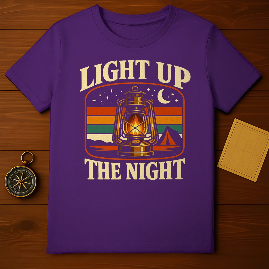 LIGHT UP THE NIGHT Retro Lantern Camping Adventure product type
lantern
camping
night
stars
moon
tent
adventure
outdoor
retro
vintage
light
purple
graphic
wilderness
nature
explorer
campfire
hiking
starrynight
wanderlust