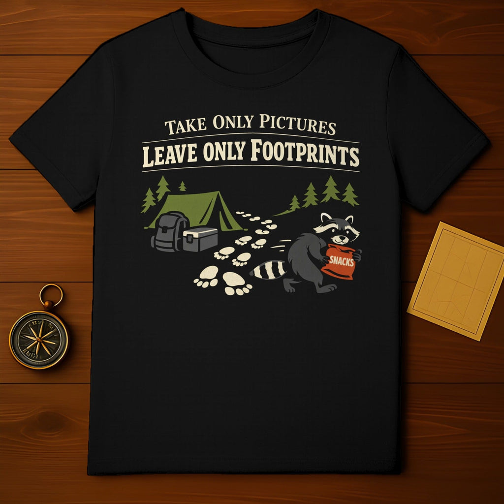 Take Only Pictures Leave Only Footprints Shirt