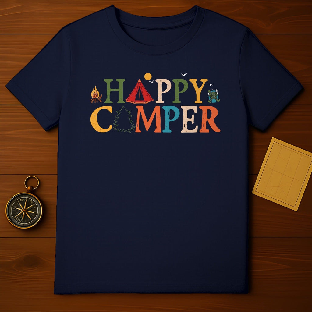 Retro Happy Camper T-Shirt