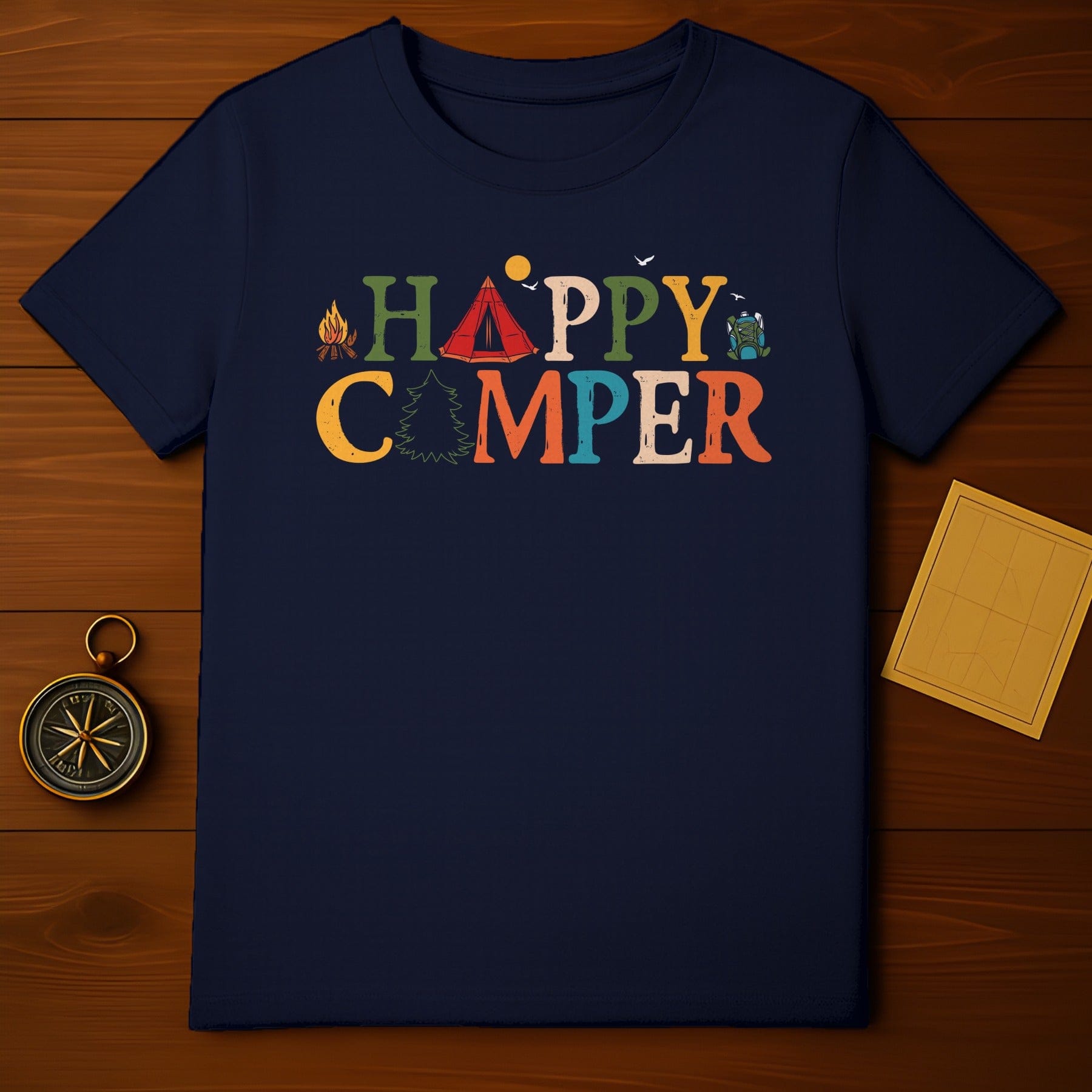 Retro Happy Camper T-Shirt