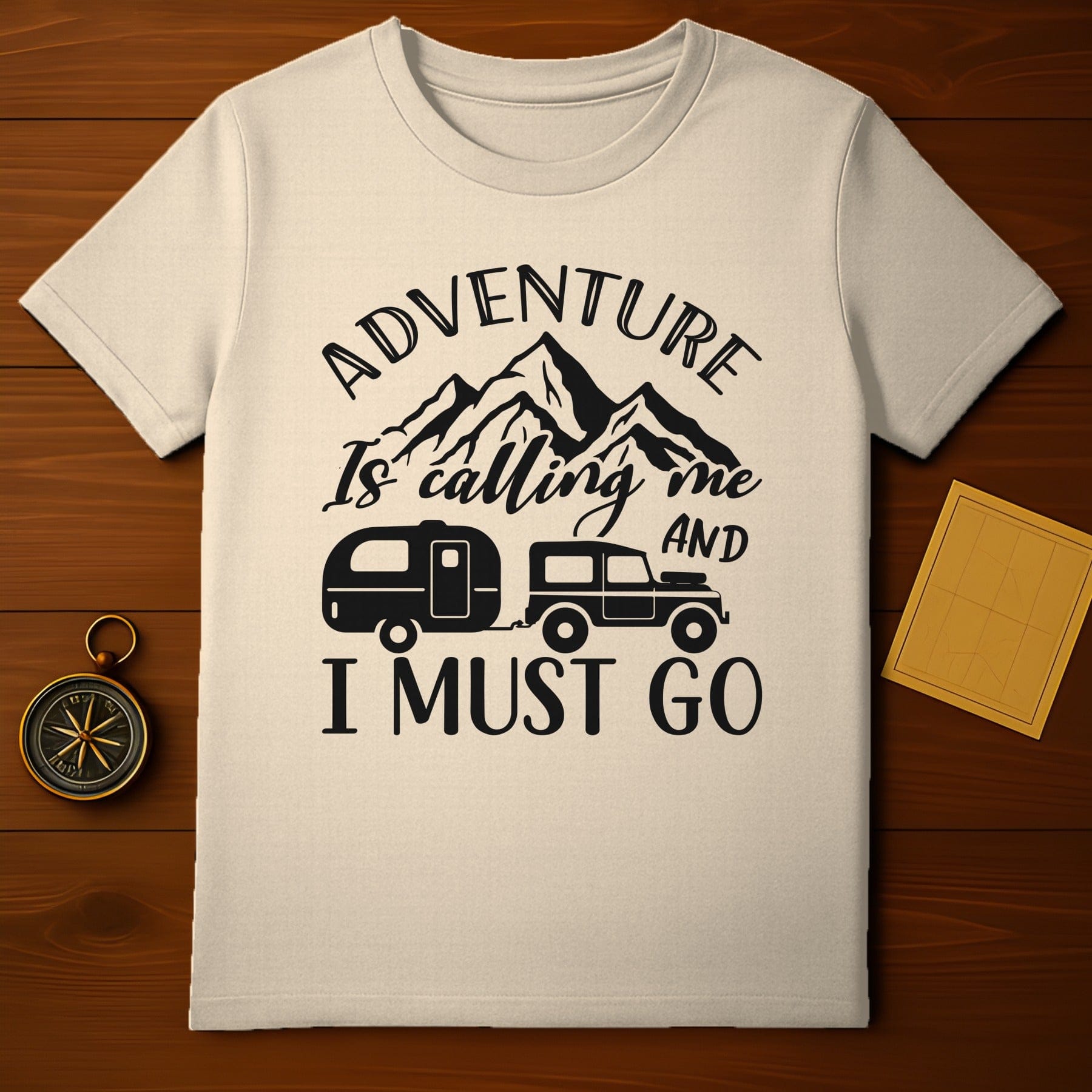 Adventure Is Calling Me And I Must Go Mountain Shirt