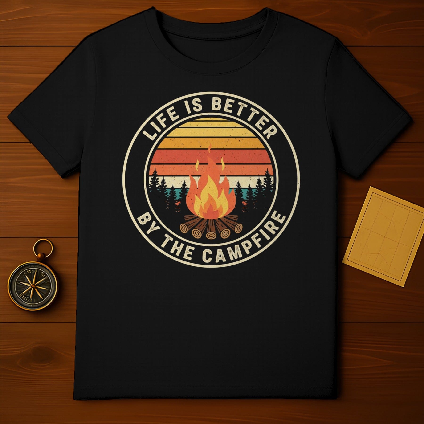 Life Is Better By The Campfire Graphic T-Shirt