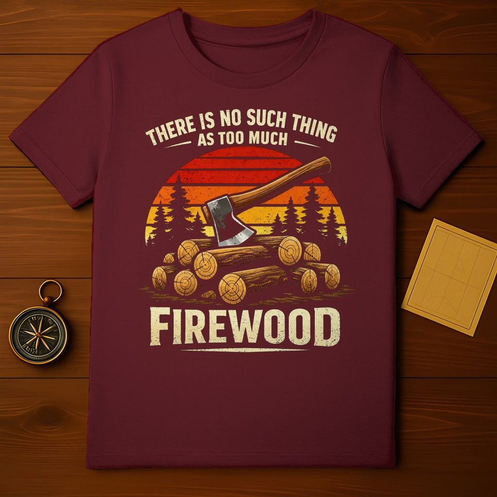 There Is No Such Thing As Too Much Firewood Shirt