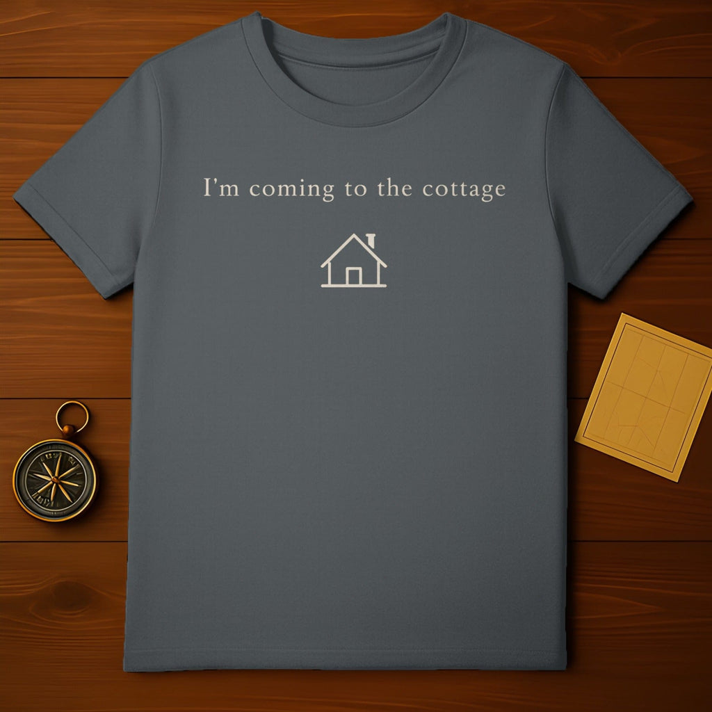 I'm coming to the cottage message house icon product type