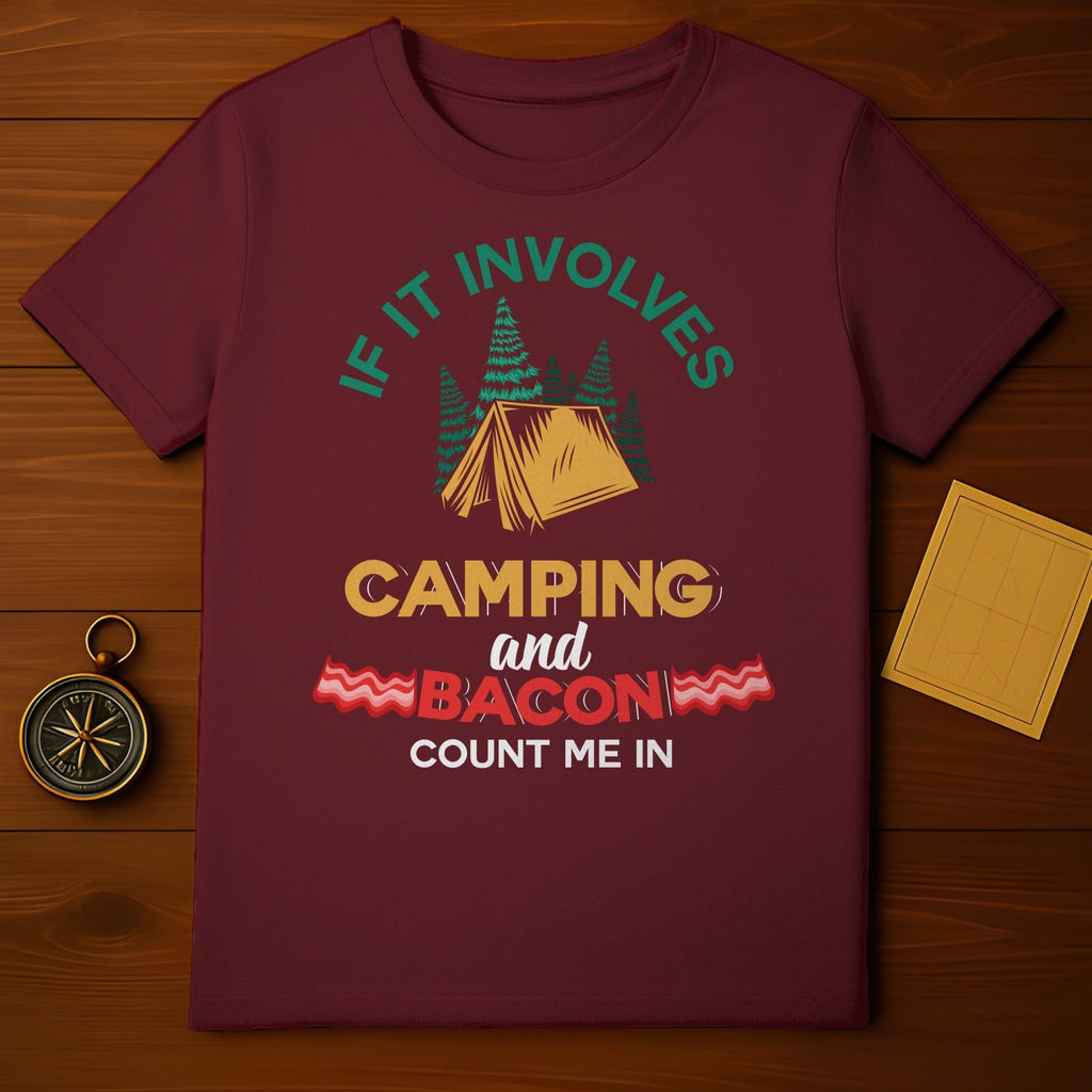 Camping & Bacon T-Shirt