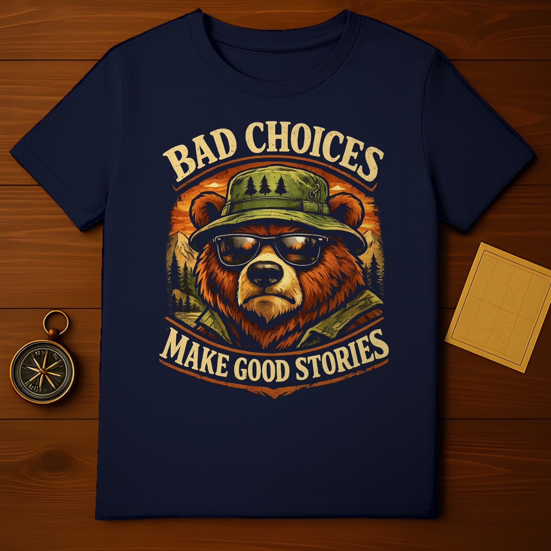 Bad Choices Make Good Stories Bear Shirt
